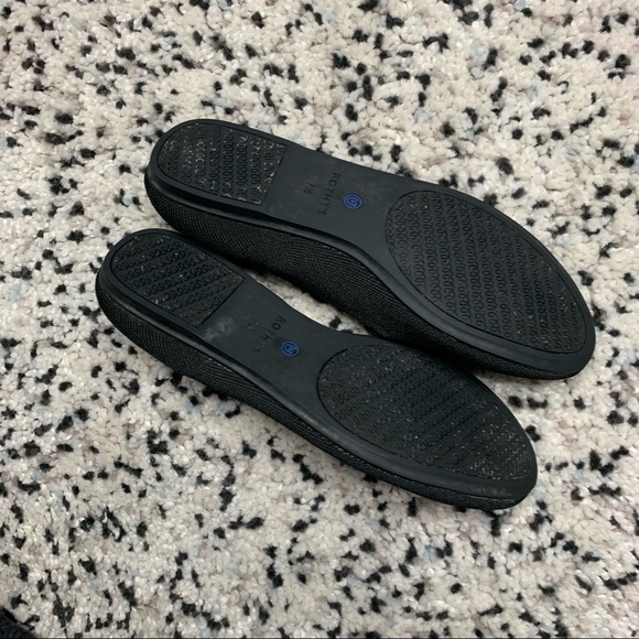 Rothy's Black Slip On Flats 7.5 - Picture 8 of 9